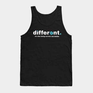 Different. be kind autism logo awareness month Tank Top